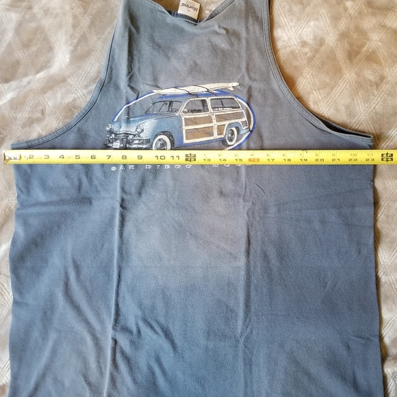 Vintage 90s San Diego WOODY Tank-Top Sz XL Made In USA Distressed Faded VTG - Picture 10 of 10